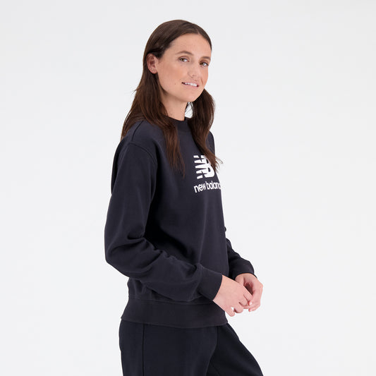 New Balance Black Woman's Sweatshirt-WT31532
