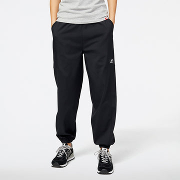 New Balance Black Woman's Trackpant-WP23506