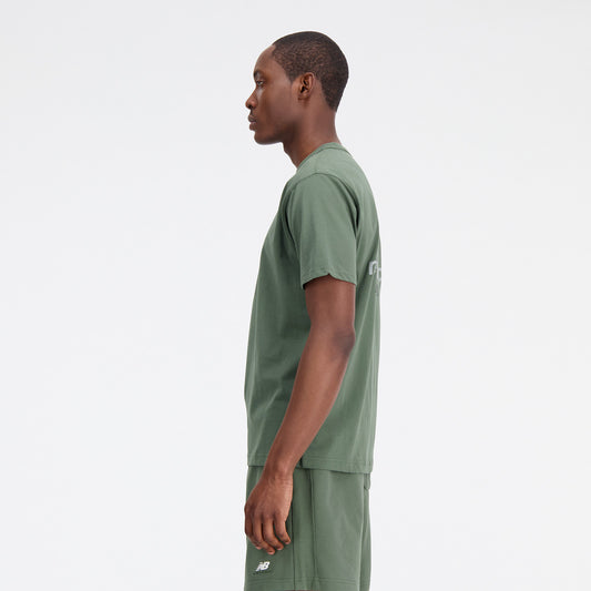 New Balance Olive Man's Tshirt-MT31504