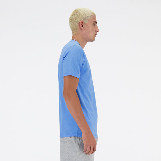 New Balance Blue Man's Tshirt-MT41071
