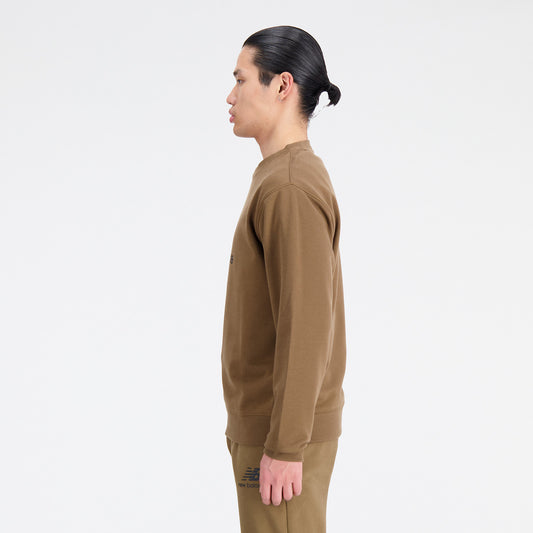 New Balance Brown Man's Sweatshirt-MT31538