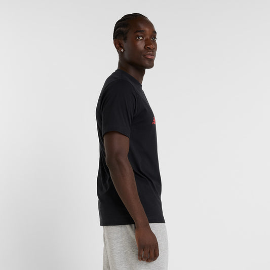 New Balance Black Man's Tshirt-MT51933