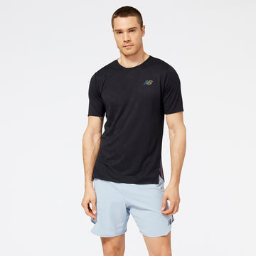 New Balance Black Man's Tshirt-MT23281