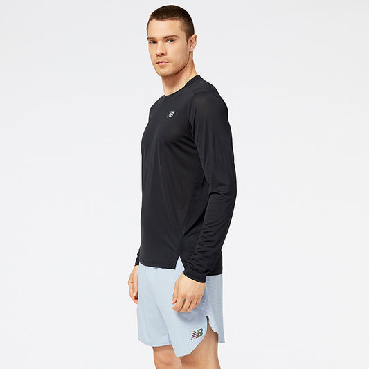 New Balance Men's Black L/S Top