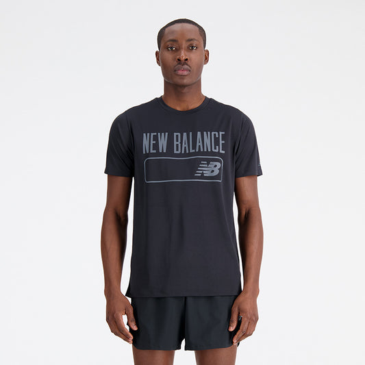 New Balance Men's Black Print T-shirt