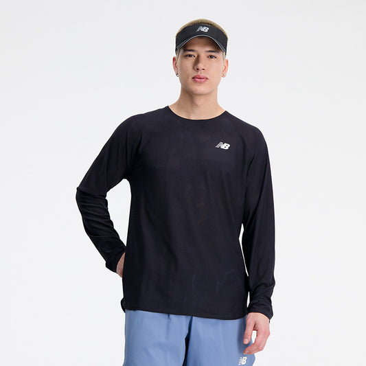 New Balance Men's Black L/S Top