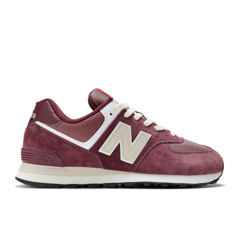 New Balance Unisex 574 Maroon Sneakers(U574HMG)