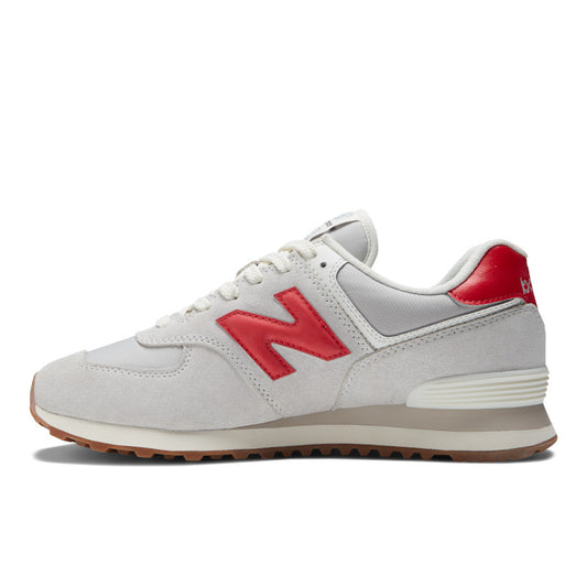 New Balance Men 574 Alloy/White Sneakers