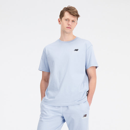 NEW BALANCE UNISEX SEA SALT H  S/S TOP(UT21503)