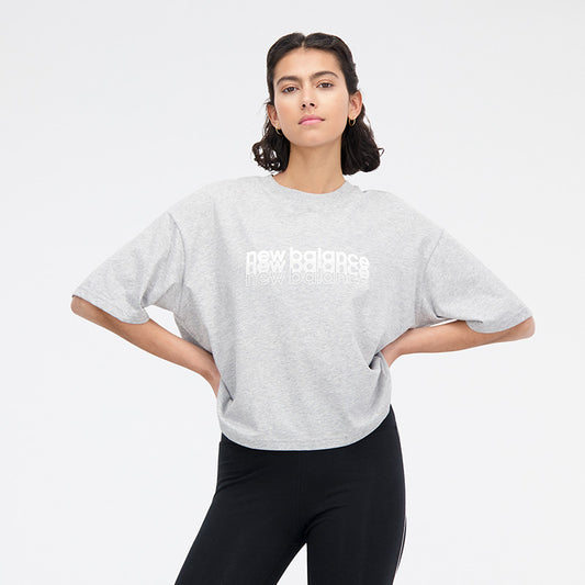 New Balance Women's Athletic Grey T-shirt